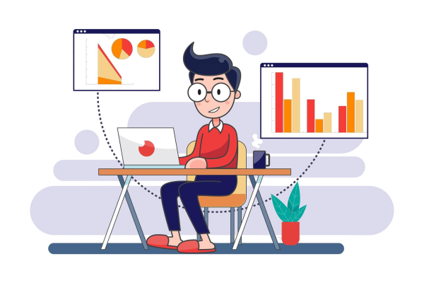 man-works-home-with-laptop-prevent-virus-infection